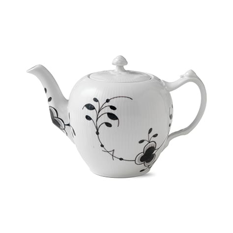 Black Fluted Mega tekanna - 100 cl - Royal Copenhagen
