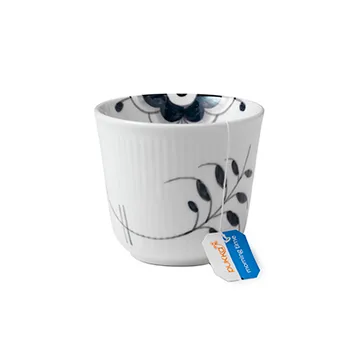 Black Fluted Mega termomugg - 26 cl - Royal Copenhagen