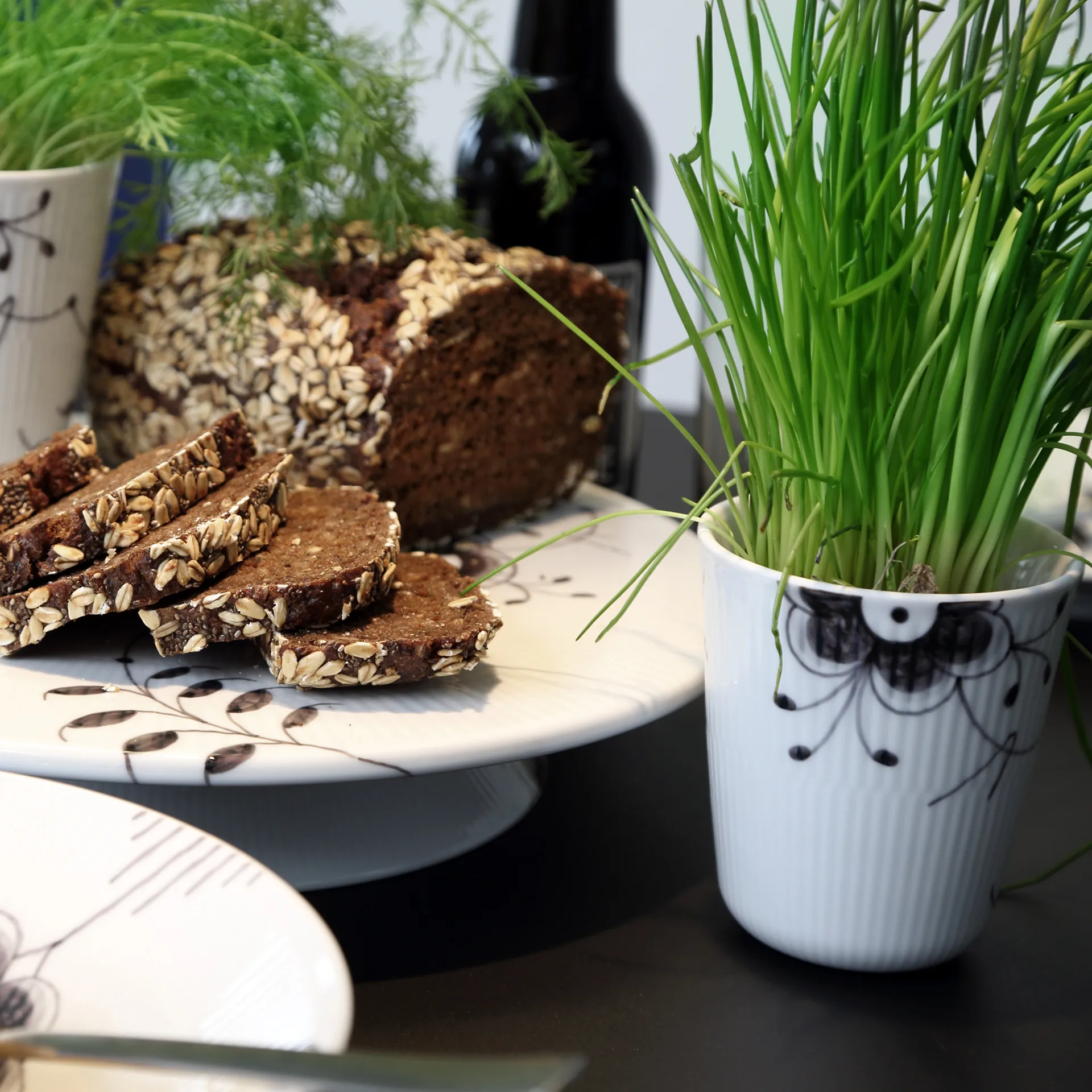 Black Fluted Mega termomugg, 29 cl Royal Copenhagen