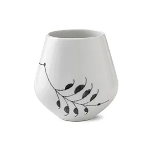 Black Fluted Mega vas, 12 cm Royal Copenhagen