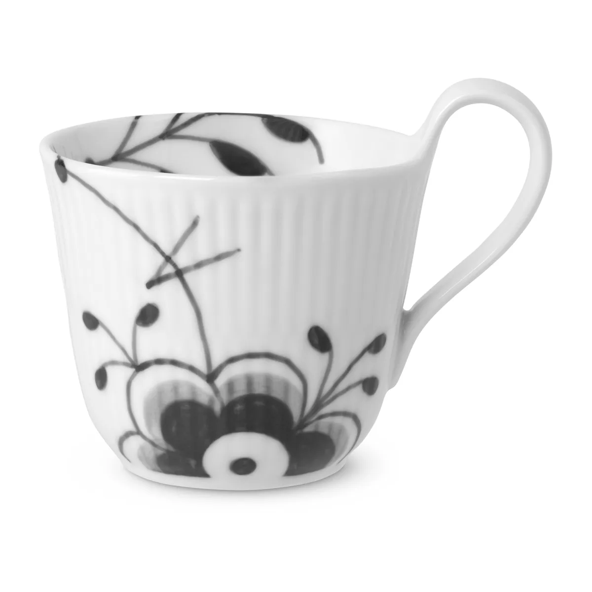 Royal Copenhagen Black Mega mugg med högt handtag 25cl