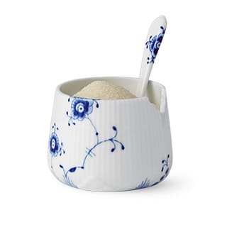 Blue Elements sockerskål med sked - 20 cl - Royal Copenhagen