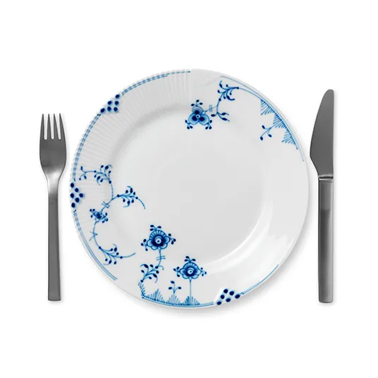Blue Elements tallrik, Ø 22 cm Royal Copenhagen