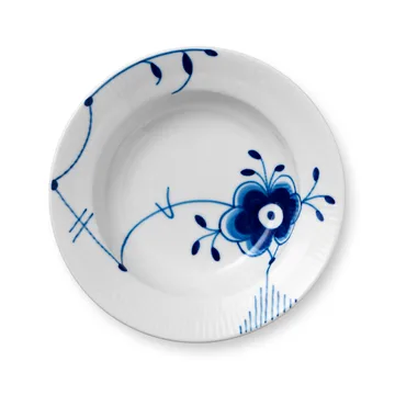 Blue Fluted Mega djup tallrik - Ø 17 cm - Royal Copenhagen