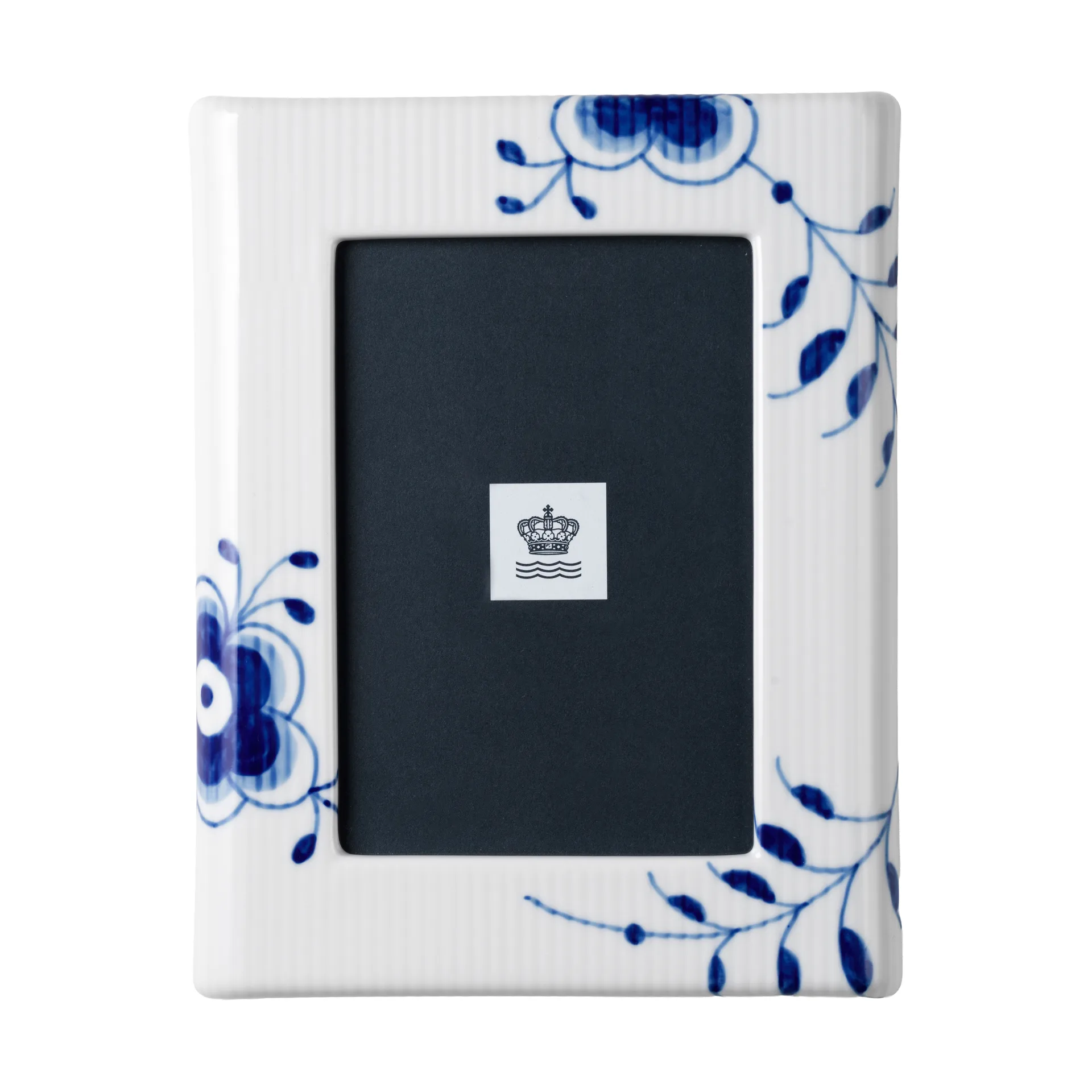 Blue Fluted Mega fotoram 16,5x21 cm, White-blue Royal Copenhagen