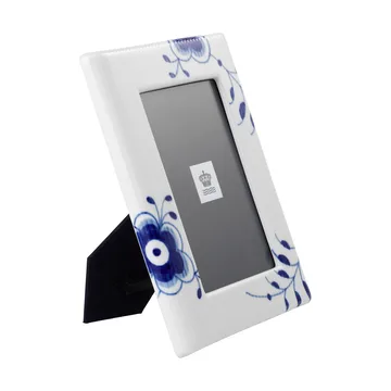 Blue Fluted Mega fotoram 16,5x21 cm - White-blue - Royal Copenhagen