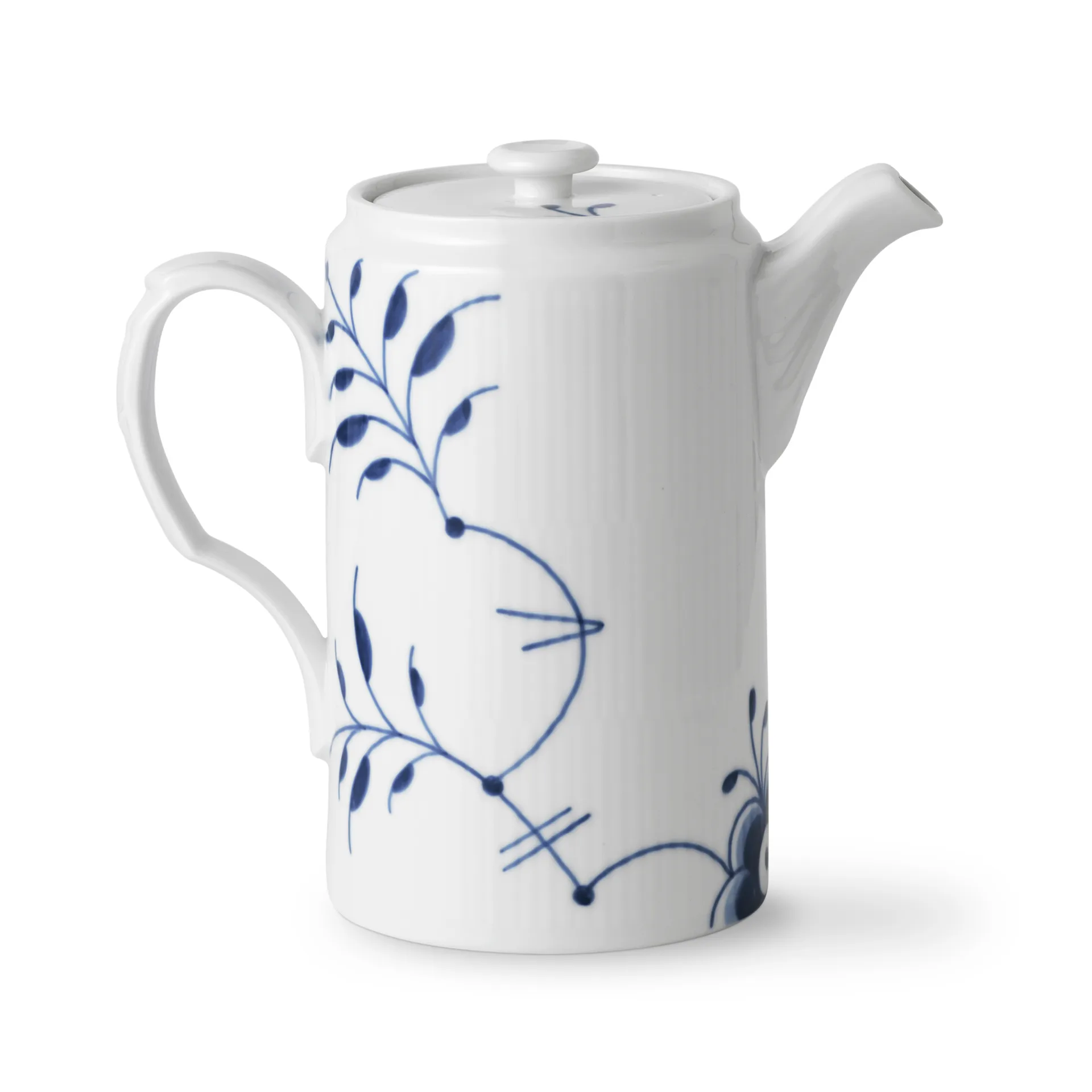 Blue Fluted Mega kanna med lock, 1,1 L Royal Copenhagen