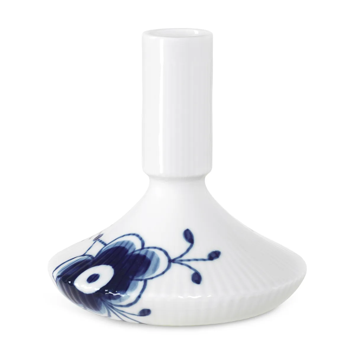 Royal Copenhagen Blue Fluted Mega ljusstake 12 cm