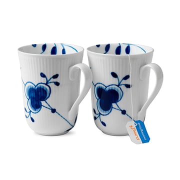 Blue Fluted Mega mugg 2-pack - 36 cl - Royal Copenhagen