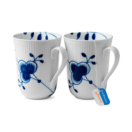 Blue Fluted Mega mugg 2-pack, 36 cl Royal Copenhagen