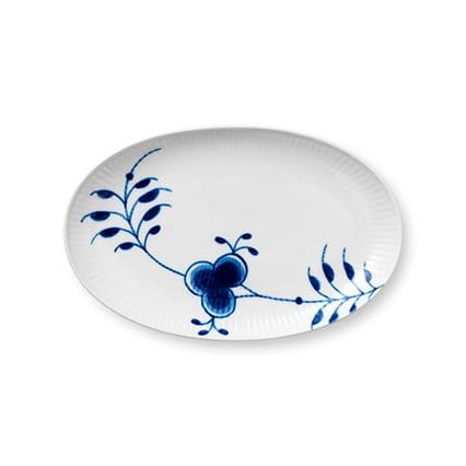 Blue Fluted Mega ovalt fat, Ø 23 cm Royal Copenhagen
