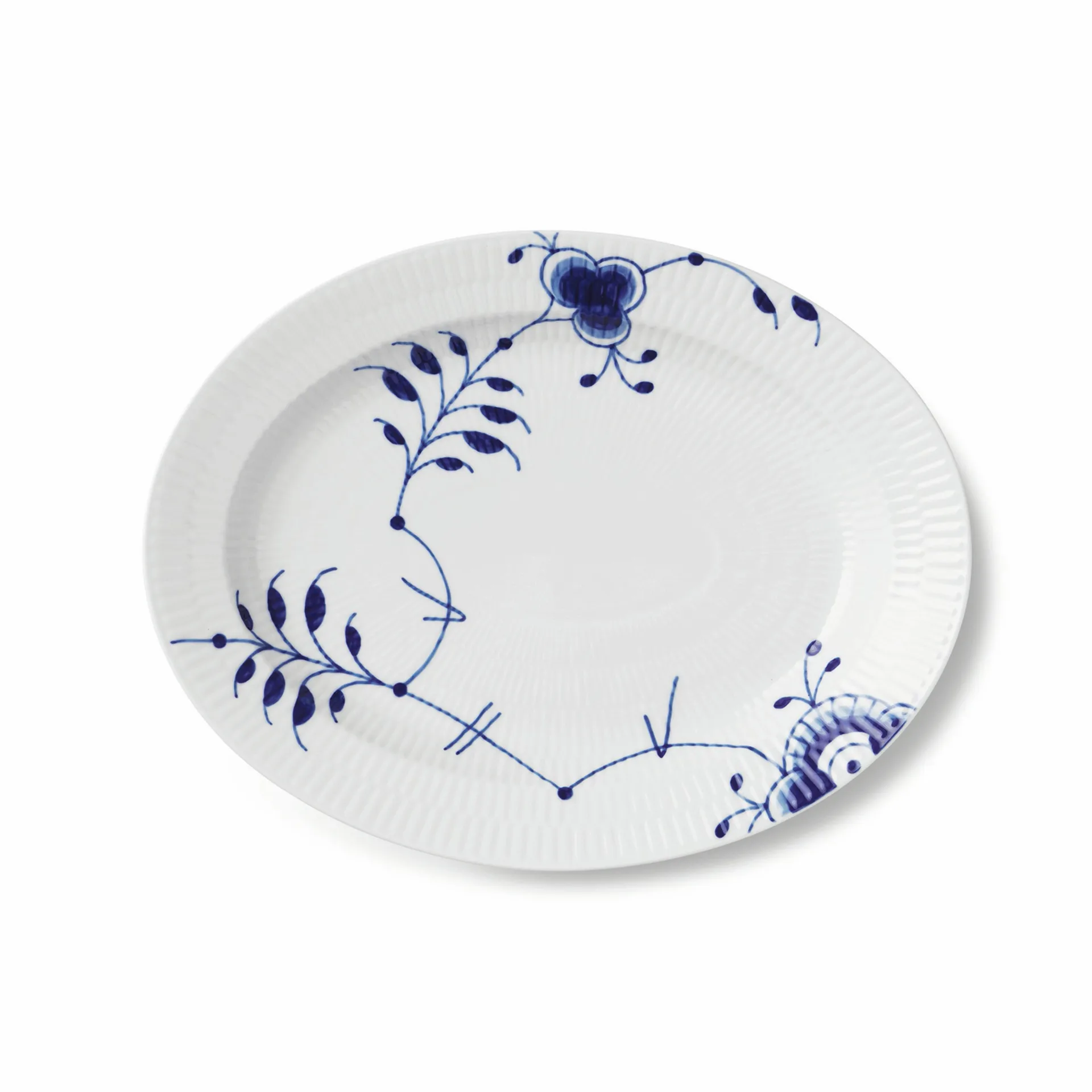 Blue Fluted Mega ovalt fat, 30,5 cm Royal Copenhagen