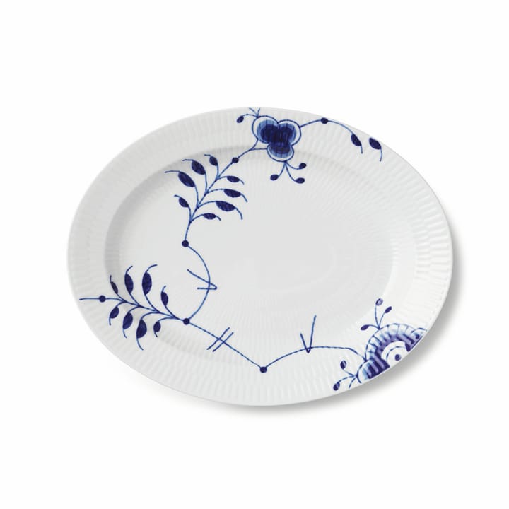 Blue Fluted Mega ovalt fat - 30,5 cm - Royal Copenhagen