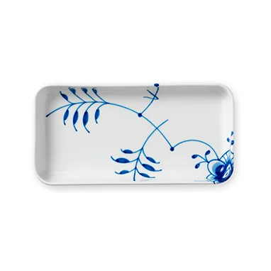 Royal Copenhagen Blue Fluted Mega rektangulärt fat 24 cm