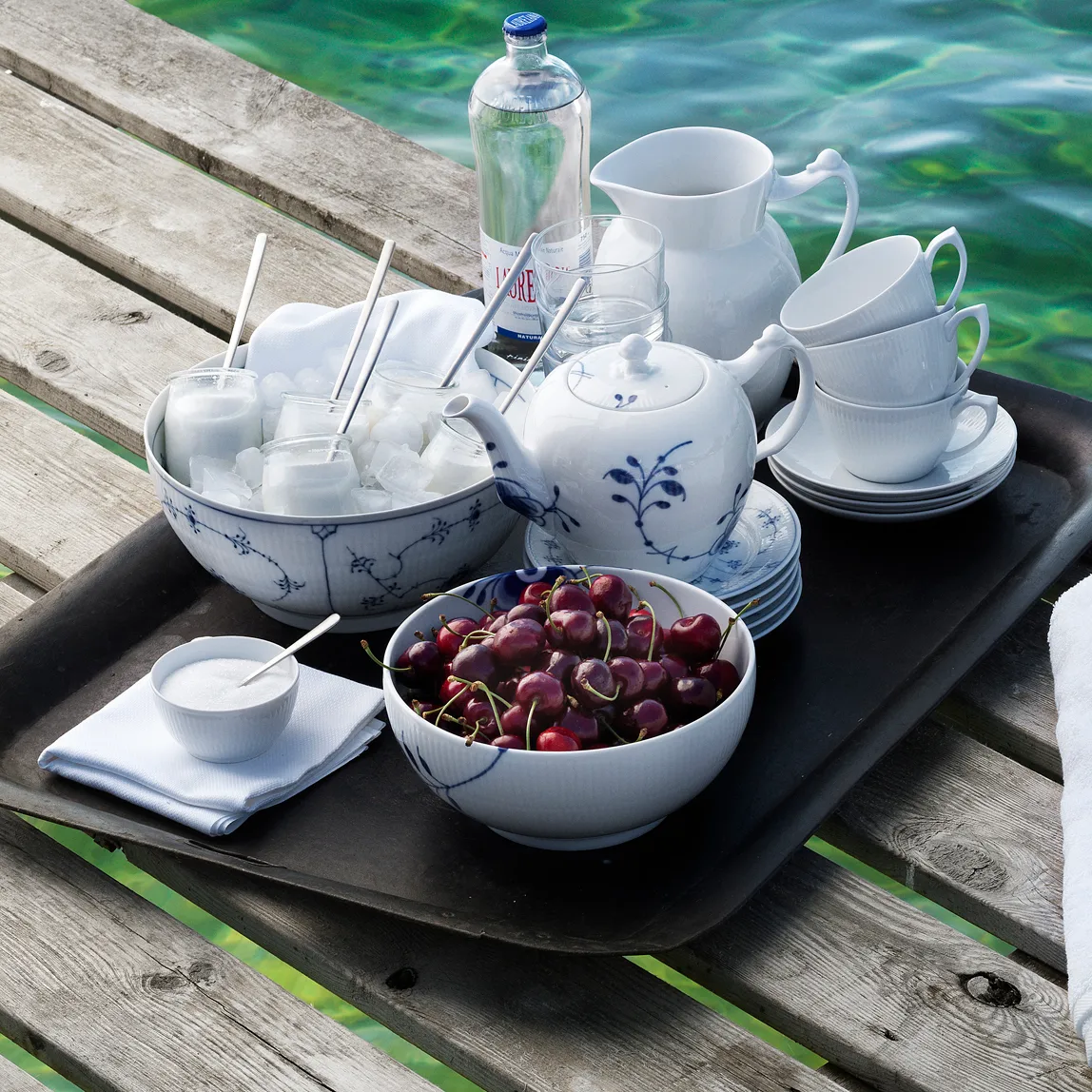 Blue Fluted Mega skål, Ø 18 cm Royal Copenhagen