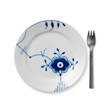 Blue Fluted Mega tallrik 6, Ø 19 cm Royal Copenhagen