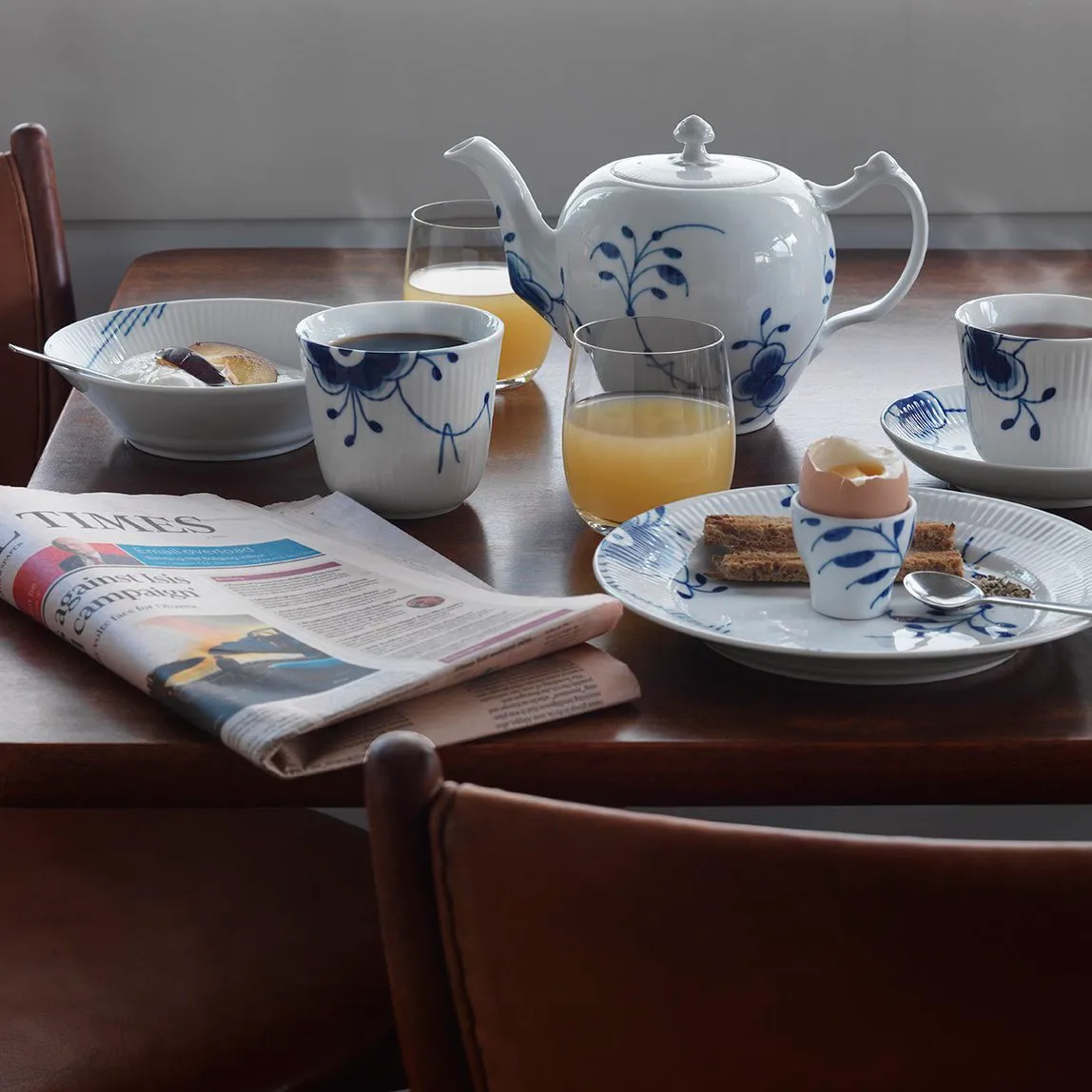 Blue Fluted Mega termomugg 2-pack, 26 cl Royal Copenhagen