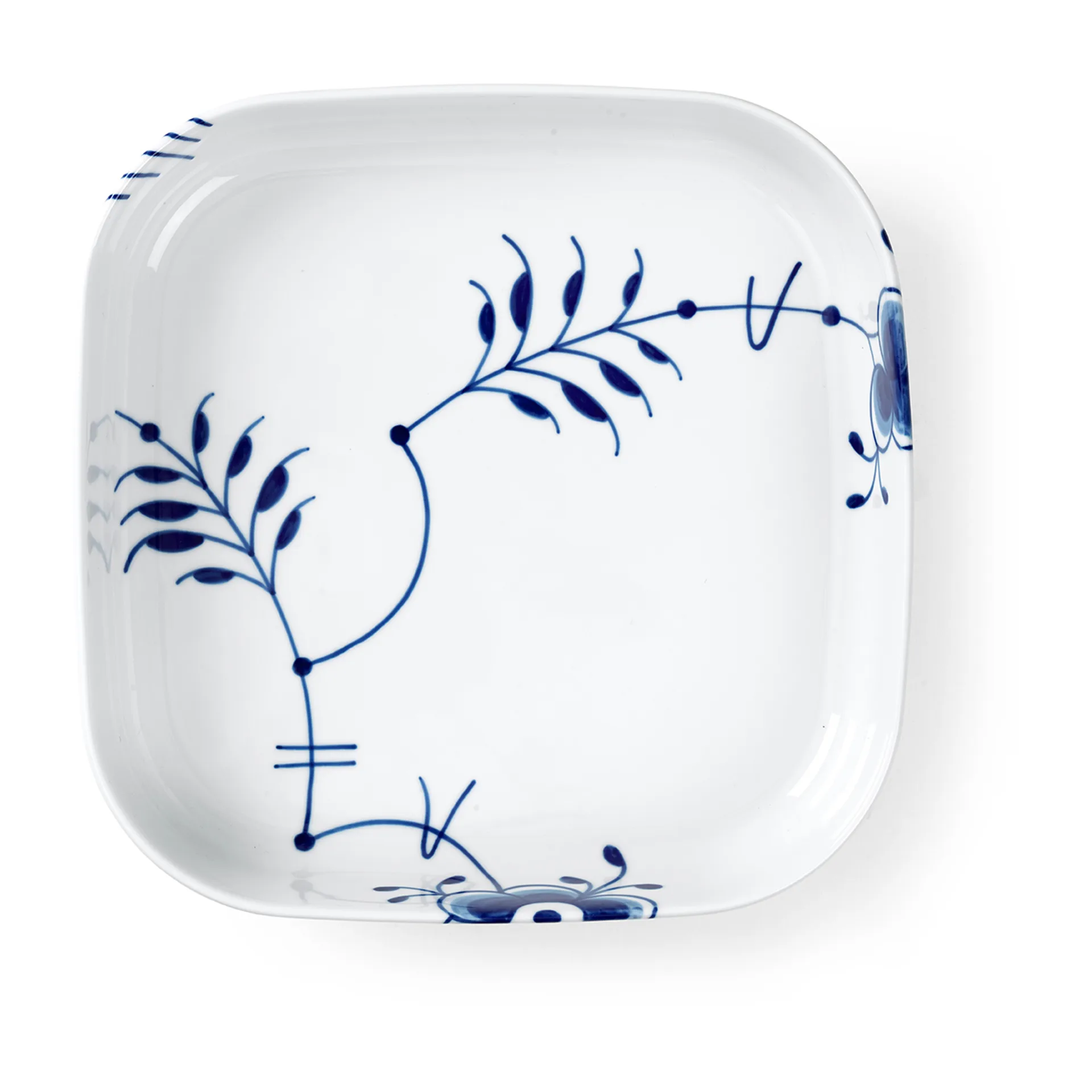 Blue Fluted Mega ugnsform fyrkantig, 25x25 cm Royal Copenhagen