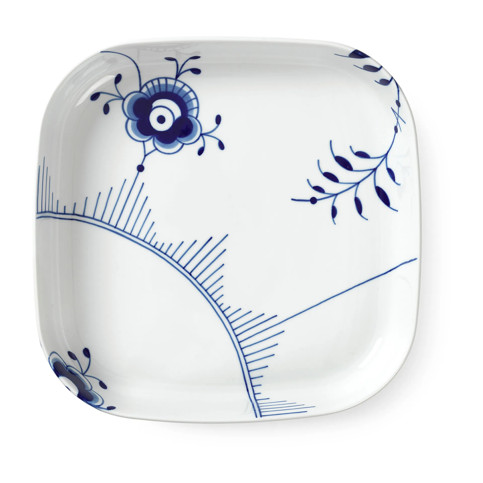 Blue Fluted Mega ugnsform fyrkantig, 30x30 cm Royal Copenhagen