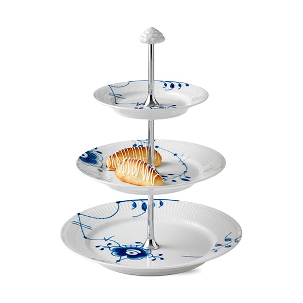 Blue Fluted Mega våningsfat, 35 cm Royal Copenhagen