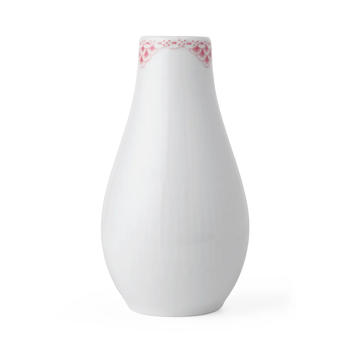 Royal Copenhagen Coral Lace vas 18,5 cm Korall-vit