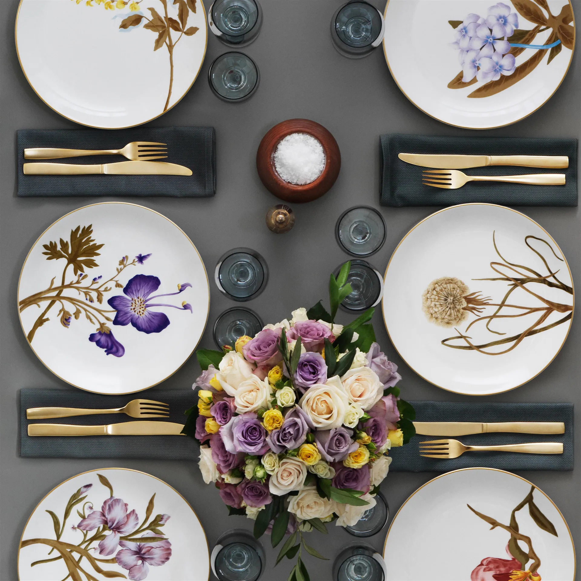 Flora tallrik Ø 27 cm, maskros Royal Copenhagen