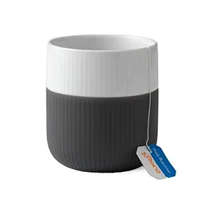 Fluted Contrast mugg, anthracite (mörkgrå) Royal Copenhagen