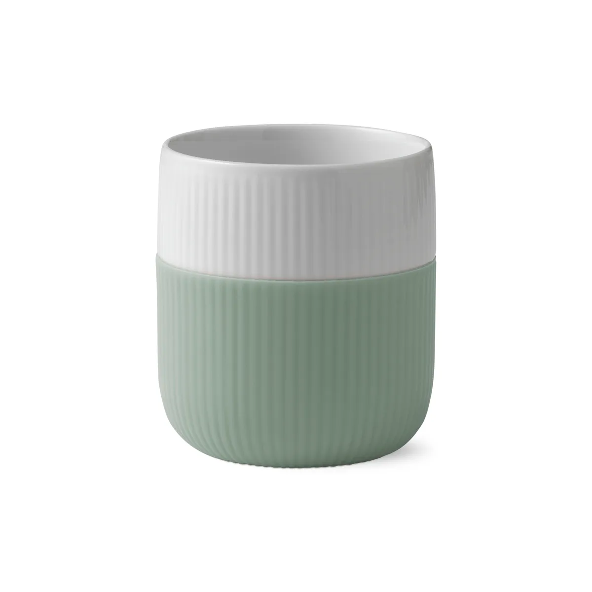 Royal Copenhagen Fluted Contrast mugg Lichen