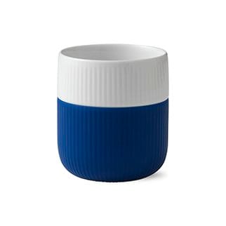 Fluted Contrast mugg - mega blue (mörkblå) - Royal Copenhagen