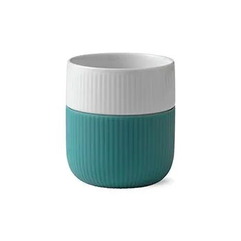 Fluted Contrast mugg - opal (blå) - Royal Copenhagen
