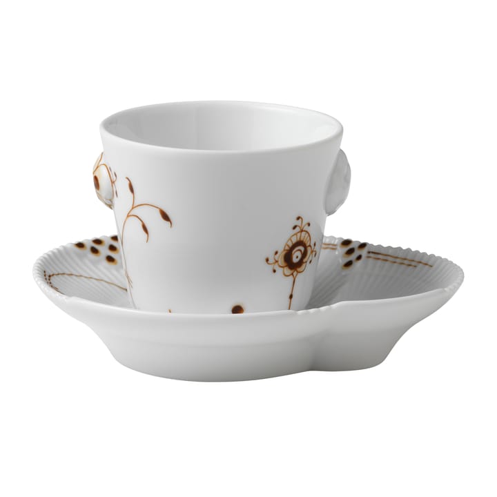 Multicoloured Elements mocca espressokopp och fat - 10 cl - Royal Copenhagen