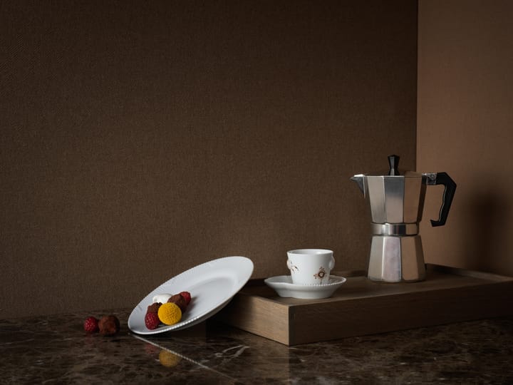 Multicoloured Elements mocca espressokopp och fat, 10 cl Royal Copenhagen