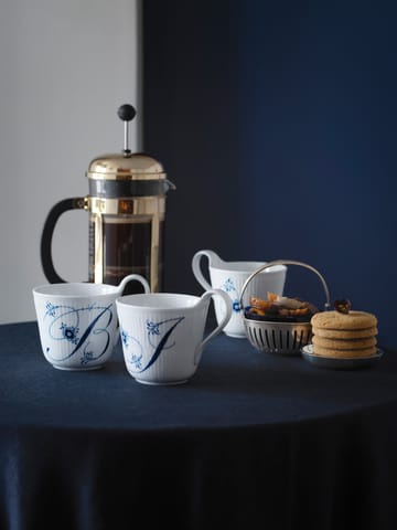 Musselmalet räfflat Alphabet mugg 33 cl - N - Royal Copenhagen