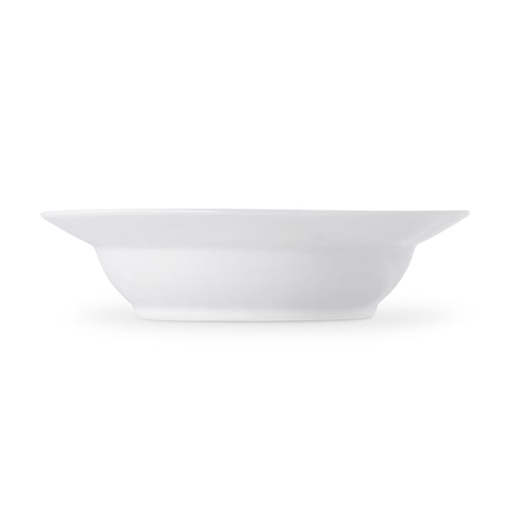 Musselmalet räfflat djup tallrik med bräm, Ø17 cm Royal Copenhagen