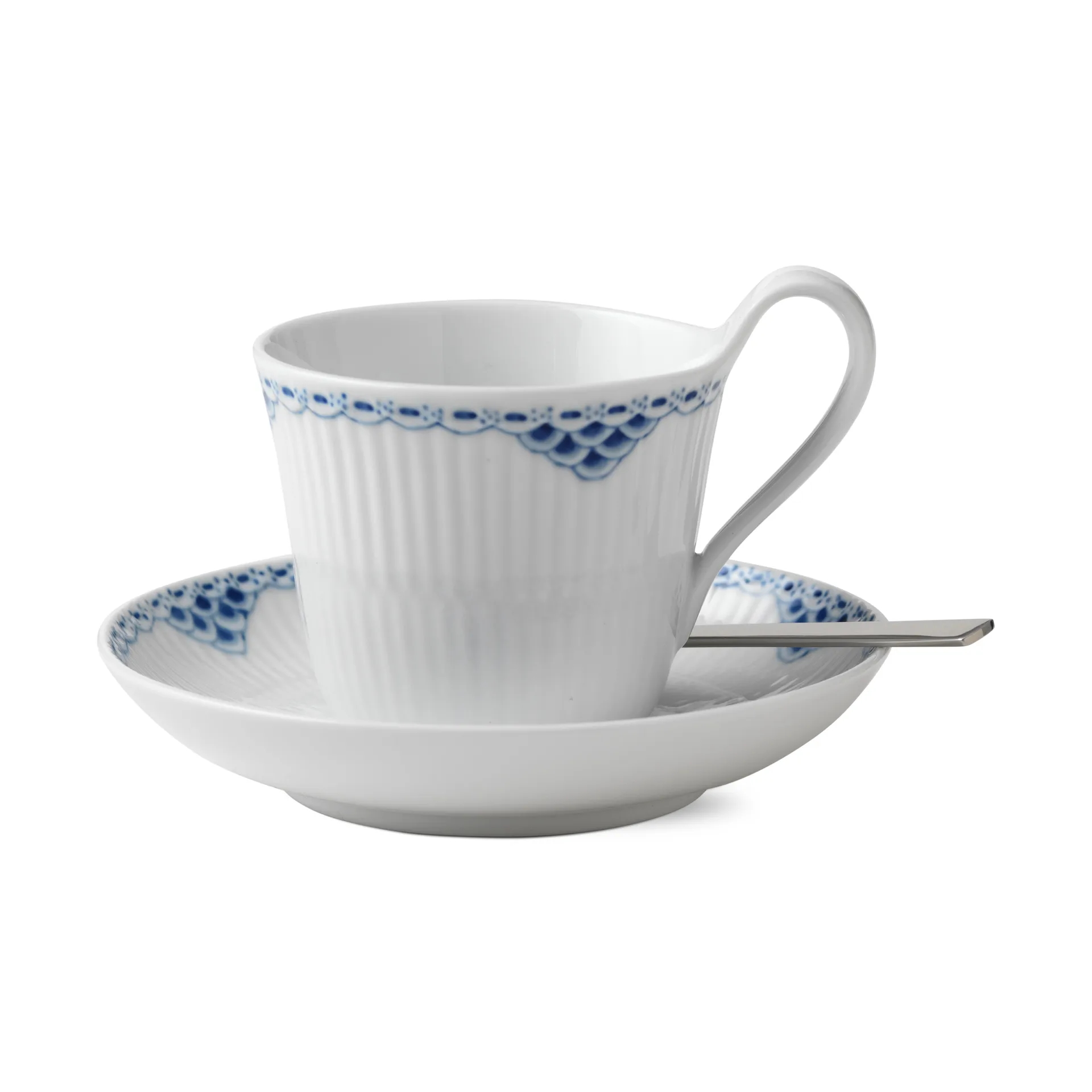 Princess kopp med fat, 25 cl-högt handtag Royal Copenhagen