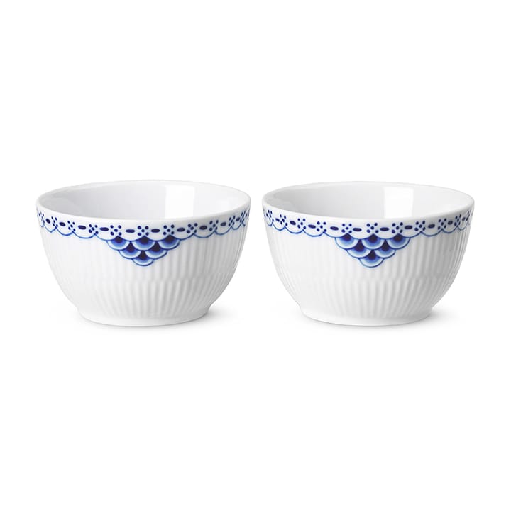 Princess skål 15 cl 2-pack - Blå - Royal Copenhagen