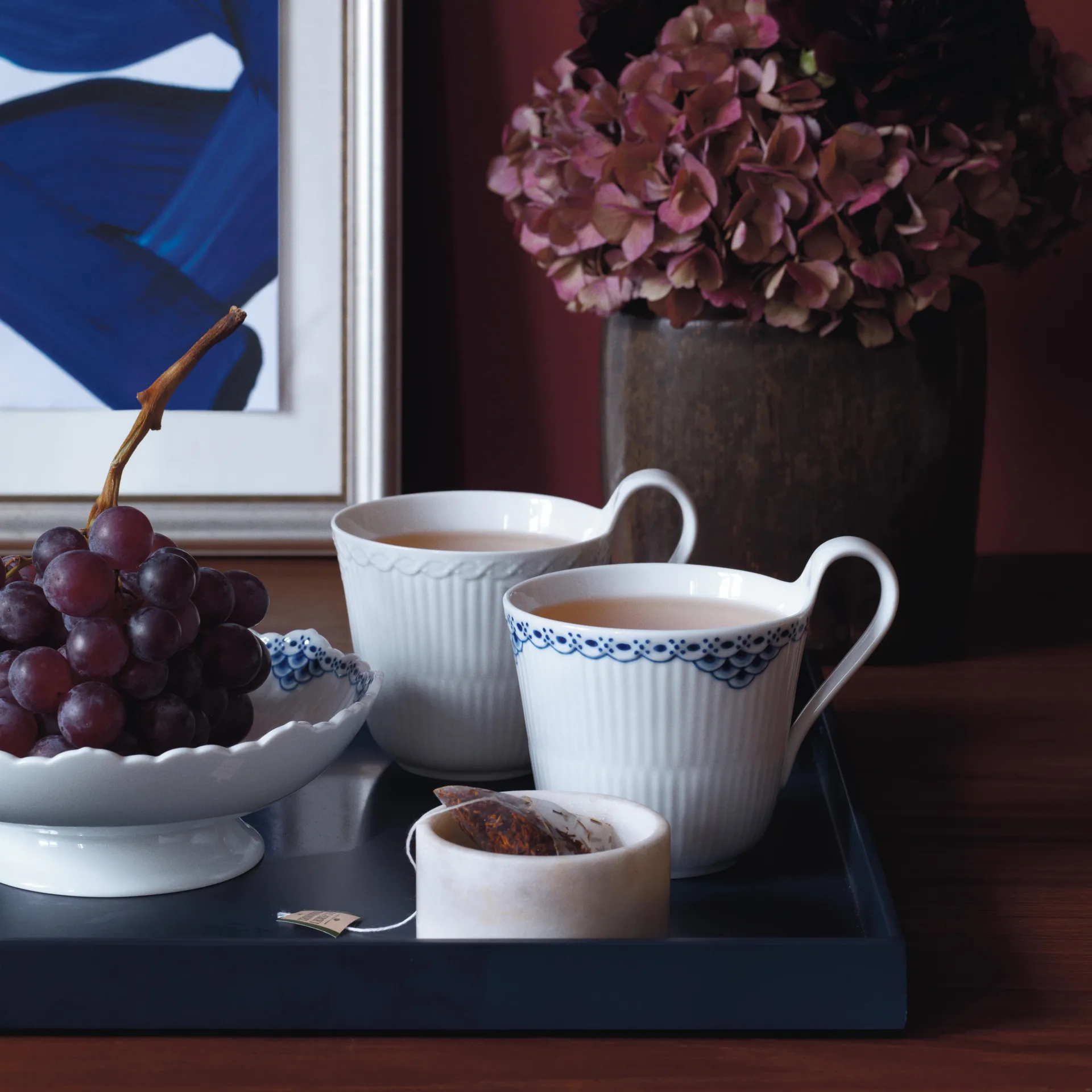 Princess skål på fot, 17 cm Royal Copenhagen