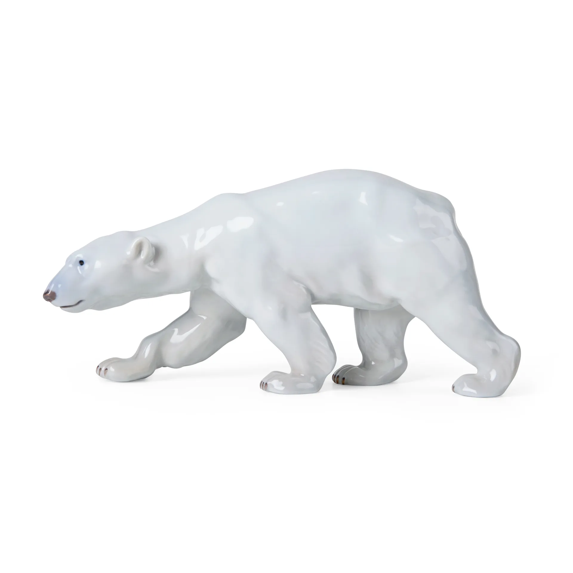 Royal Copenhagen dekoration gående isbjörn, 14 cm Royal Copenhagen