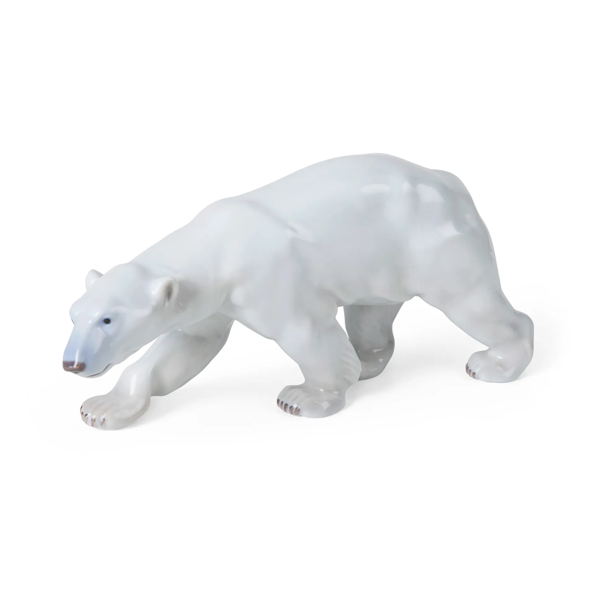 Royal Copenhagen dekoration gående isbjörn, 14 cm Royal Copenhagen