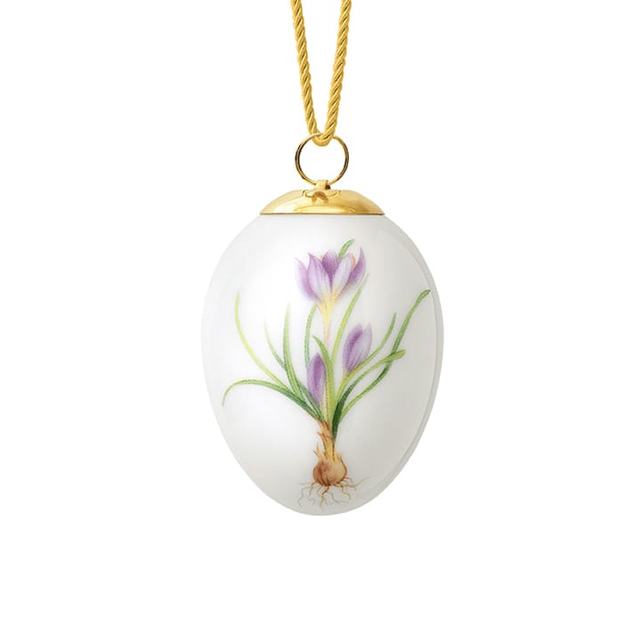 Royal Copenhagen påskägg 2022 6 cm, Lila krokus knopp Royal Copenhagen