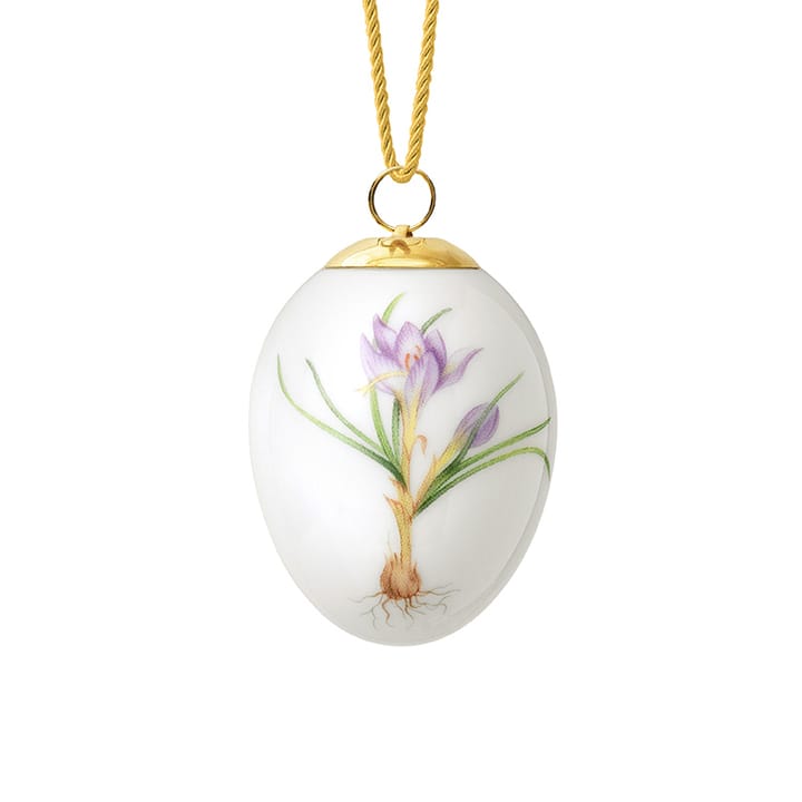 Royal Copenhagen påskägg 2022 6 cm, Lila krokus knopp Royal Copenhagen
