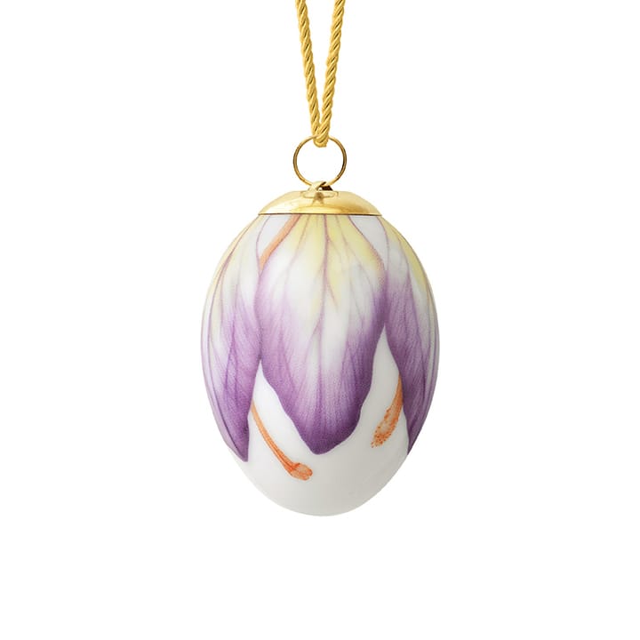 Royal Copenhagen påskägg 2022 6 cm, Lila krokus kronblad Royal Copenhagen