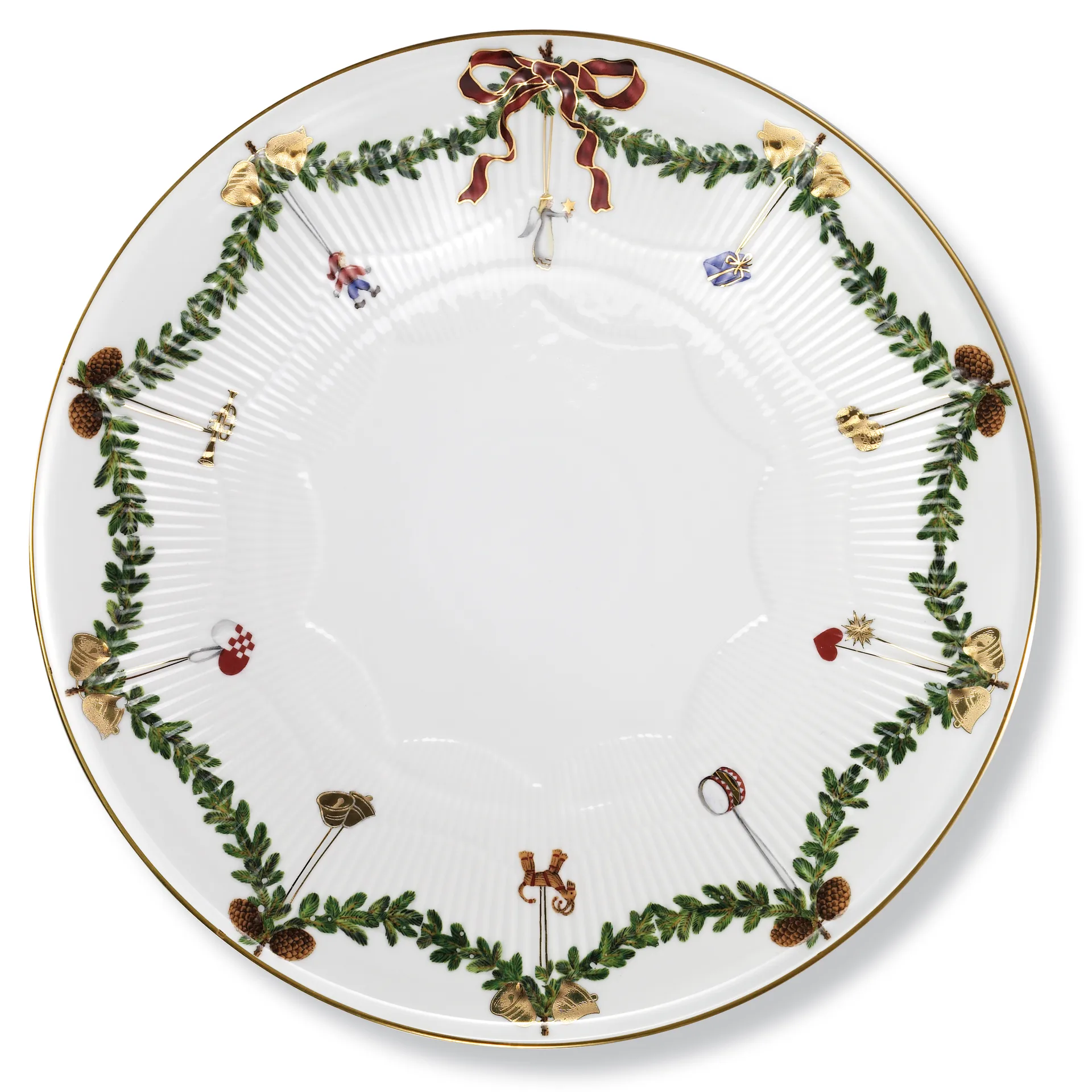 Star Fluted Christmas kakfat, Ø32 cm Royal Copenhagen