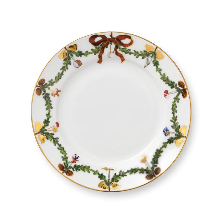 Star Fluted Christmas tallrik - Ø 19 cm - Royal Copenhagen