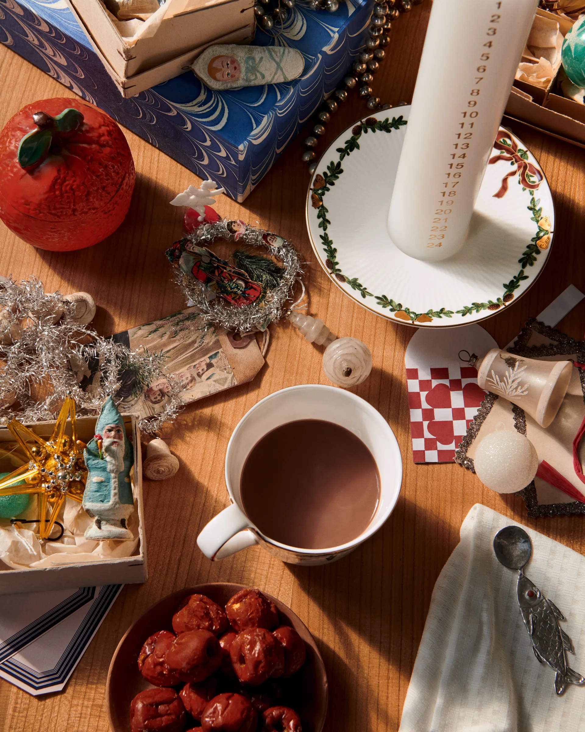 Star Fluted Christmas värmeljushållare Ø15,5 cm, Vit Royal Copenhagen