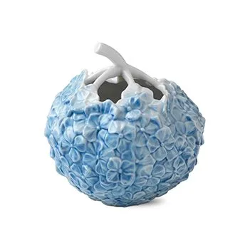 The art of giving flowers hortensiavas, ljusblå Royal Copenhagen