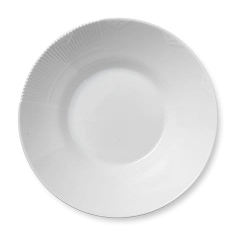 White Elements djup tallrik - Ø 25 cm - Royal Copenhagen