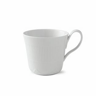 White Elements kopp med högt handtag - 35 cl - Royal Copenhagen