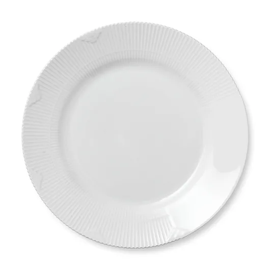 White Elements tallrik, Ø 28 cm Royal Copenhagen