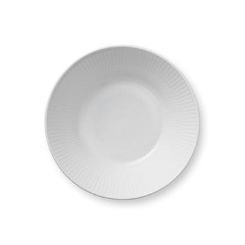 White Fluted djup tallrik, Ø 17 cm Royal Copenhagen